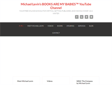 Tablet Screenshot of michaellevinwrites.com